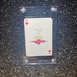 Louis Vuitton Takashi Murakami monogram, playing card, queen of hearts w/case
